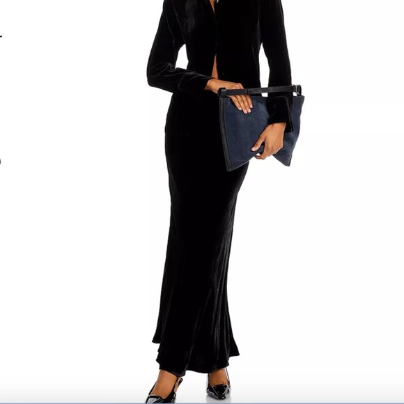 Lauren Ralph Lauren Dresses & Skirts - LAUREN RALPH LAUREN Silk Velvet Fully Lined Maxi Skirt